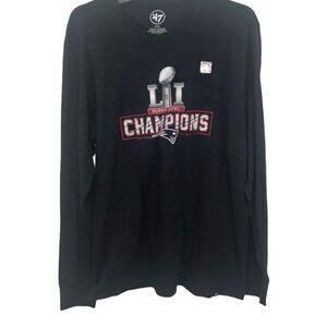 SUPER BOWL Tee shirt, Patriots Size M